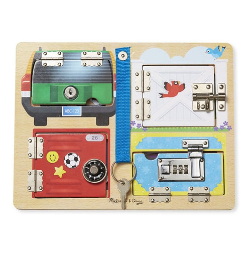 Melissa & Doug- Lock & Latch Board