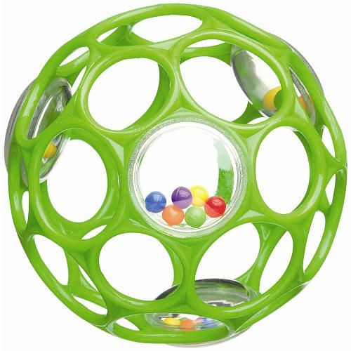 Oball - Rattle 4" - Green