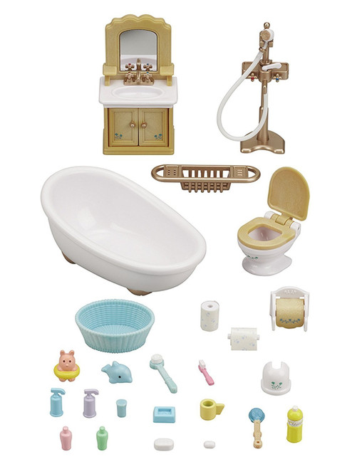 Sylvanian Families -Country Bathroom Set