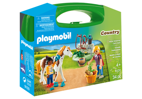 playmobil horse wash