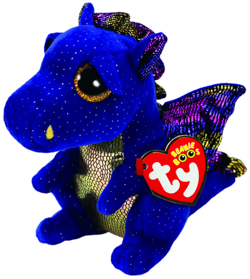 Beanie Boos Regular - Saffire the Blue Dragon