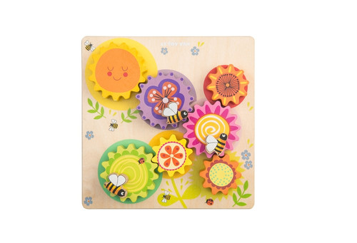 Le Toy Van Petilou Gears & Cogs Busy Bee Learning Puzzle