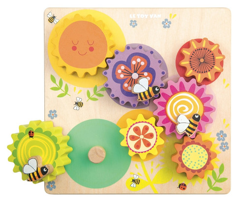 Le Toy Van Petilou Gears & Cogs Busy Bee Learning Puzzle