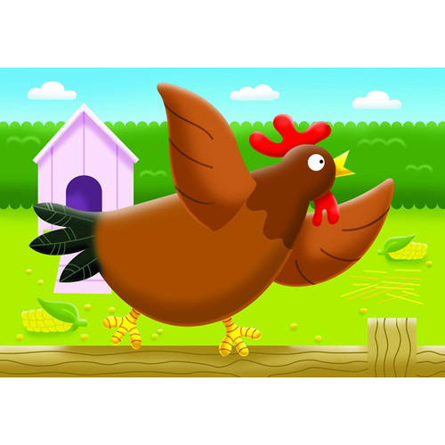 Ravensburger - On the Farm My First Puzzle 2 3 4 5pc Ravensburger - On the Farm My First Puzzle 2 3 4 5pc