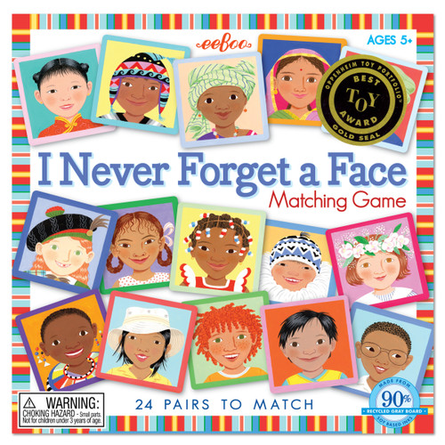 eeBoo - Matching Game - I Never Forget a Face