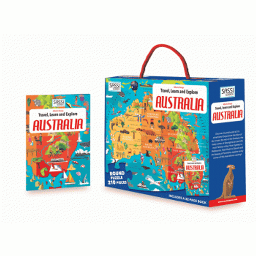 Sassi Travel, Learn and Explore - Australia Puzzle, 210 pcs