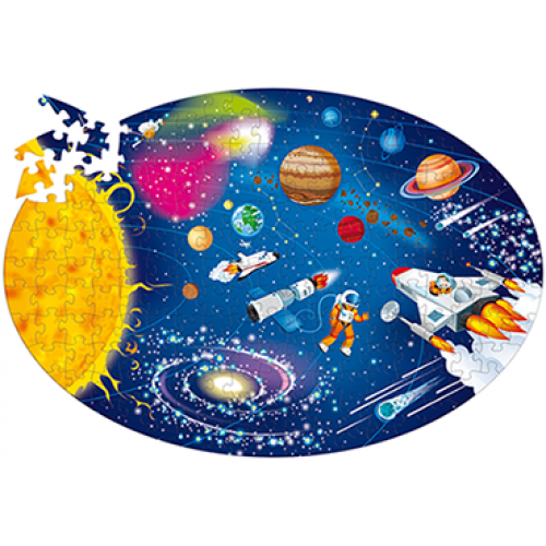 Sassi Travel, Learn and Explore - Space Puzzle, 205 pcs