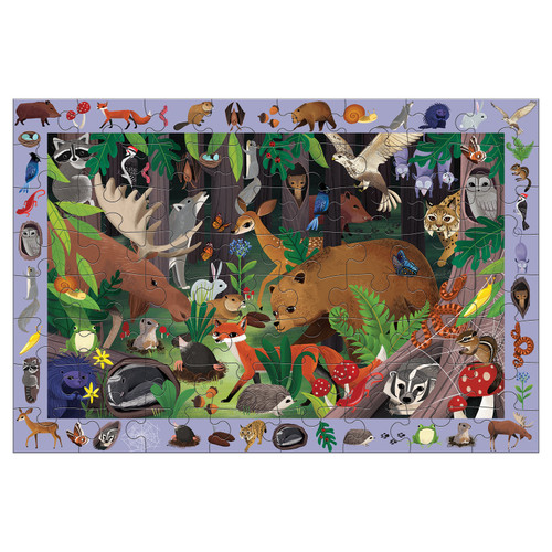 Mudpuppy Search & Find Observation Puzzle - Woodland Forest 64pc Mudpuppy Search & Find Observation Puzzle - Woodland Forest 64pc