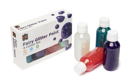 Educational Colours - Fairy Glitter Paint Set Set of 4