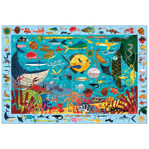 Mudpuppy Search & Find Observation Puzzle - Ocean Life 64pc Mudpuppy Search & Find Observation Puzzle - Ocean Life 64pc