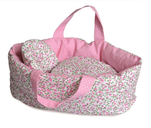 Egmont - Baby Carry Cot - Soft Flower Large