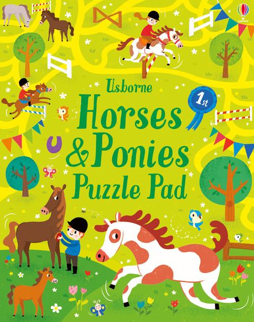 Usborne- Horses And Ponies Puzzles Pad