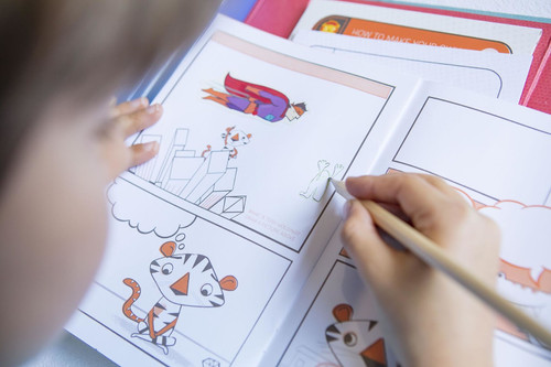 Tiger Tribe Comic Book Kit - Practice. Plan. Create
