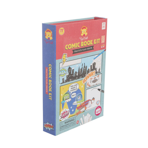 Tiger Tribe Comic Book Kit - Practice. Plan. Create