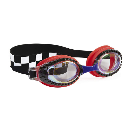 Bling2o Goggles - Drag Race - Chevy Red Checkerboard