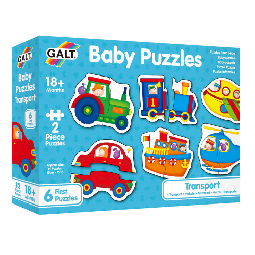 Galt – Baby Puzzles -Transport – 2pcs