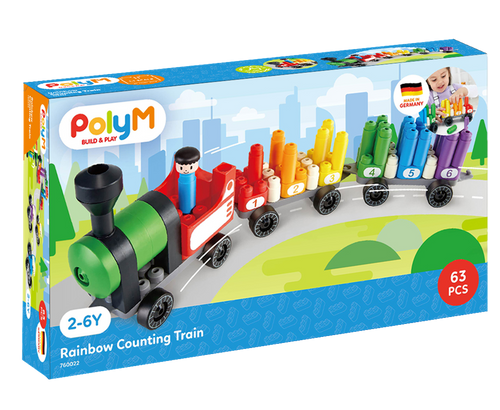 Poly M - Rainbow Counting Train Set