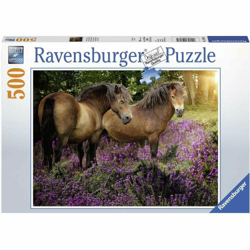 Ravensburger 500pc - Ponies in the Flowers Puzzle