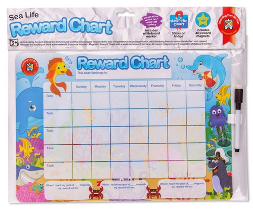 Learning Can Be Fun - Sea Life Magnetic Reward Chart