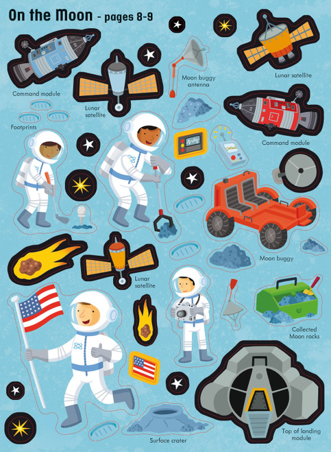 Usborne - First Sticker Book - Space Usborne - First Sticker Book - Space