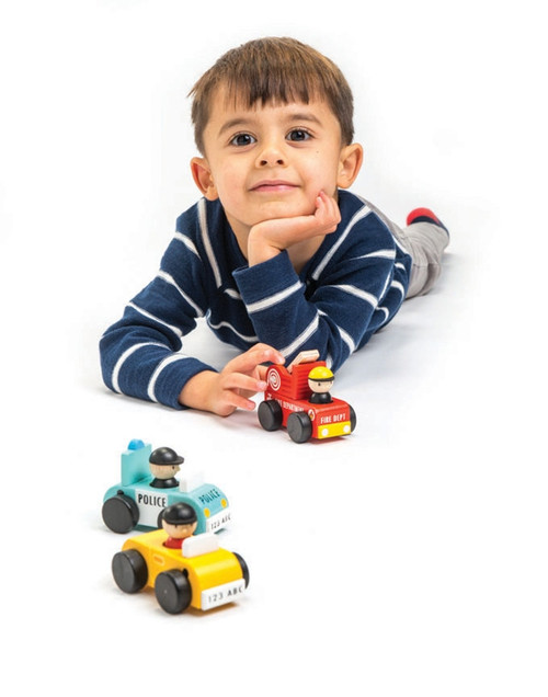 Tender Leaf Toys -  ABC Emergency Cars