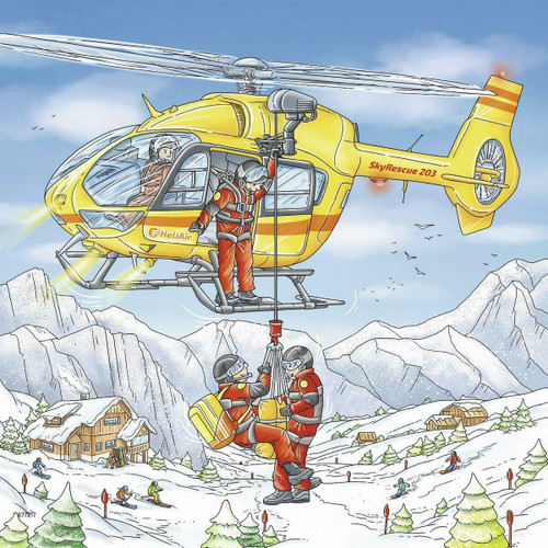 Ravensburger 3x49pc- Let's Go Skiing! Puzzle