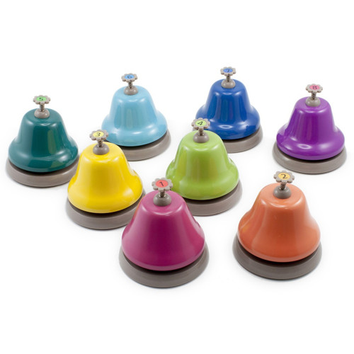 Rainbow Desk Bells - 8 Piece Set