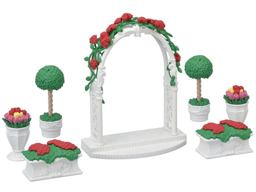 sylvanian families garden decoration set
