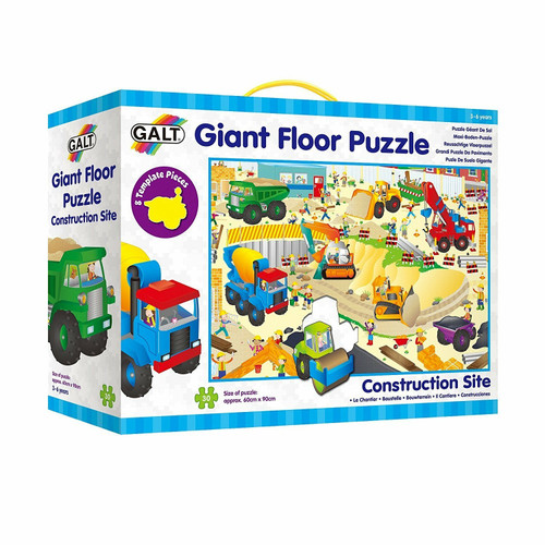 Galt - Construction Site Giant Floor Puzzle- 30pcs