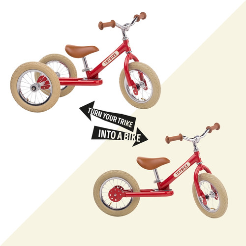 Trybike -Red Vintage with Cream Tyres and Chrome (3 wheel) Trybike -Red Vintage with Cream Tyres and Chrome (3 wheel)