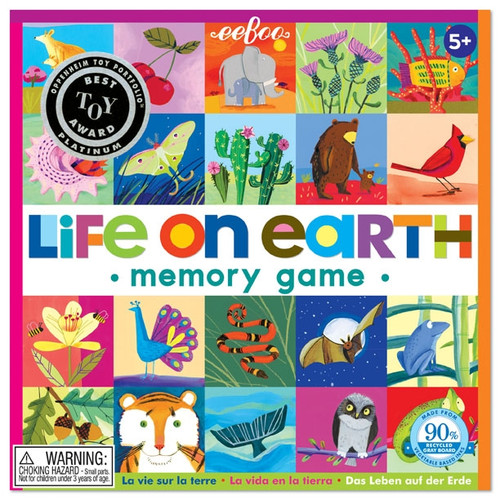 eeBoo Matching Game - Life on Earth