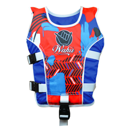 Wahu Swim Vest Medium - Blue/Red