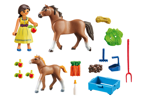 Playmobil Spirit - Pru with Horse and Foal 70122