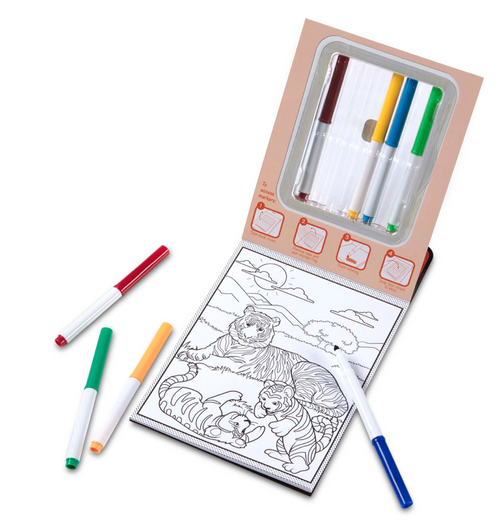 Melissa & Doug - ON the GO - Magic-Pattern - Wild Animals Coloring Pad Melissa & Doug - ON the GO - Magic-Pattern - Wild Animals Coloring Pad