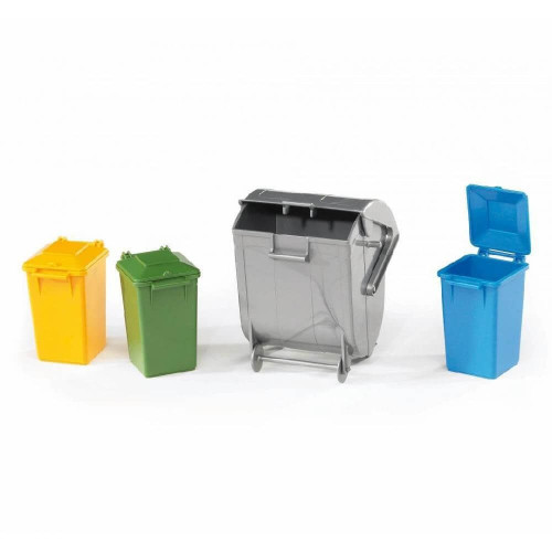 Bruder - Accessories: Garbage can set
