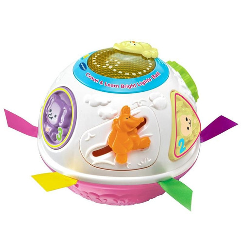 VTech - Crawl and Learn Bright Lights Ball with Chick - Pink