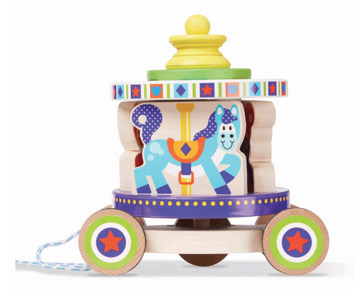 Melissa & Doug - First Play Carousel Pull Toy