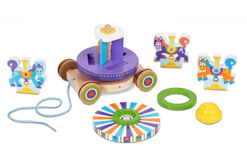 Melissa & Doug - First Play Carousel Pull Toy Melissa & Doug - First Play Carousel Pull Toy