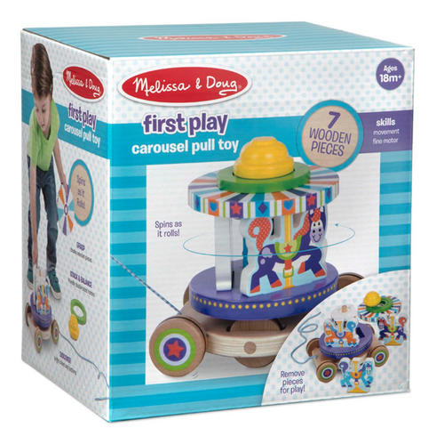 Melissa & Doug - First Play Carousel Pull Toy Melissa & Doug - First Play Carousel Pull Toy