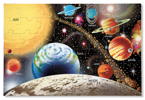 Melissa & Doug - Solar System Floor Puzzle - 48 Pieces