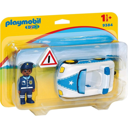 Playmobil 1.2.3 Police Car 9384