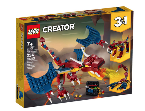 LEGO Creator 3in1 - Fire Dragon 31102