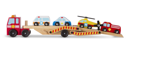 Melissa & Doug - Emergency Vehicle Carrier Melissa & Doug - Emergency Vehicle Carrier