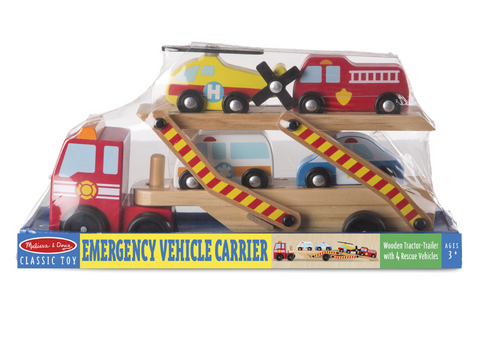 Melissa & Doug - Emergency Vehicle Carrier Melissa & Doug - Emergency Vehicle Carrier