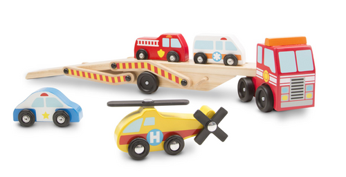 Melissa & Doug - Emergency Vehicle Carrier Melissa & Doug - Emergency Vehicle Carrier