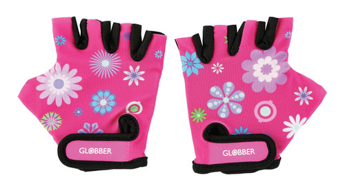 Globber - Toddler Gloves (XS) - Flowers Pink