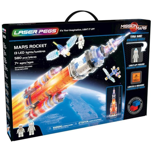 Laser Pegs - Mars Rocket Set