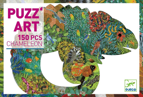 Djeco - Chameleon Art Puzzle - 150pc Djeco - Chameleon Art Puzzle - 150pc