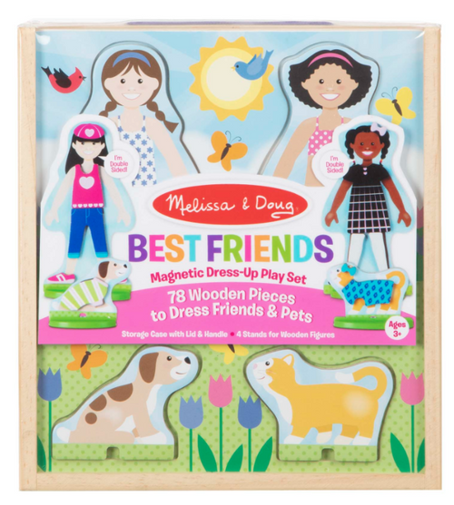 Melissa & Doug - Best Friends Magnetic Dress-Up Play Set