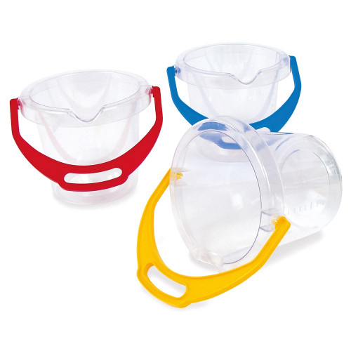 Dantoy - Transparent Bucket with Lip 1.2L Dantoy - Transparent Bucket with Lip 1.2L
